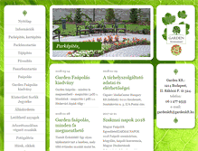 Tablet Screenshot of garden-kerteszet.hu